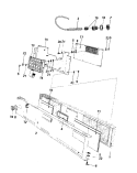 CONTROL PANEL Diagram and Parts List for MFS35PNAVS  Maytag Washer