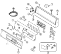 Part Location Diagram of 22003101 Whirlpool CONSOLE  W