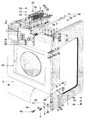 CABINET Diagram and Parts List for MFS25PNAVS  Maytag Washer
