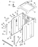 CABINET - FRONT & TOP Diagram and Parts List for MAH14PDDWW  Maytag Washer