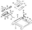 TOP Diagram and Parts List for MAH14PDBGW  Maytag Washer