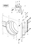 DOOR Diagram and Parts List for MFS35PNAVS  Maytag Washer