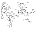 DISPENSING SYSTEM Diagram and Parts List for MAH14PDDWW  Maytag Washer
