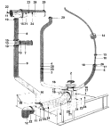 WATER SYSTEM Diagram and Parts List for MFS35PNAVS  Maytag Washer