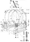 FRAME Diagram and Parts List for MFS25PNAVS  Maytag Washer