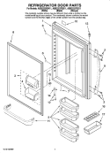 Part Location Diagram of WPW10436248 Whirlpool Door Gasket - Black
