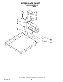 METER CASE PARTS Diagram and Parts List for MHN30PDAGW0  Maytag Washer