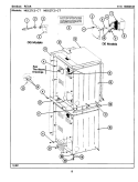 REAR Diagram and Parts List for MDE27CSACW  Maytag Dryer