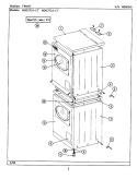 FRONT Diagram and Parts List for MDE27CSACW  Maytag Dryer
