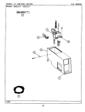CONTROL CENTER Diagram and Parts List for MDE27CTACL  Maytag Dryer