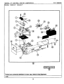 CONTROL CENTER COMPONENTS Diagram and Parts List for MDE27CTACL  Maytag Dryer