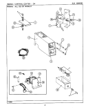 CONTROL CENTER Diagram and Parts List for MDE26DAADW  Maytag Dryer