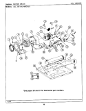 MOTOR DRIVE Diagram and Parts List for MDE26DAADW  Maytag Dryer