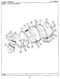 TUMBLER Diagram and Parts List for MDE26DAADW  Maytag Dryer