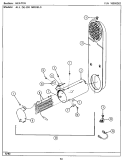 HEATER Diagram and Parts List for MDE26DAADW  Maytag Dryer