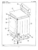 FRONT Diagram and Parts List for MDE26PCAEW  Maytag Dryer