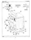 REAR Diagram and Parts List for MDE26PCAEW  Maytag Dryer