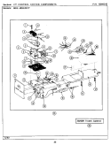 CT CONTROL CENTER COMPONENTS Diagram and Parts List for MDE26CTADL  Maytag Dryer