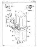FRONT Diagram and Parts List for MDE27PCACW  Maytag Dryer
