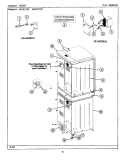 REAR Diagram and Parts List for MDE27PCACW  Maytag Dryer