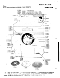 FRONT VIEW Diagram and Parts List for DG16CT  Maytag Dryer