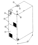 BACKGUARD ASSEMBLY Diagram and Parts List for MDG32PC2AL  Maytag Dryer