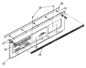 CABINET - CONTROL DOOR ASSEMBLY Diagram and Parts List for MDG32PC2AL  Maytag Dryer
