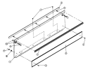 LINT DOOR ASSEMBLY Diagram and Parts List for DGS30PC1  Maytag Dryer