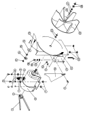 FAN - COOLED MOTOR MOUNT ASSEMBLY Diagram and Parts List for DGS30PC1  Maytag Dryer