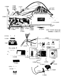 CT CONTROL CENTER COMPONENTS Diagram and Parts List for A15CT  Maytag Washer