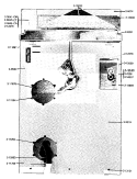 REAR VIEW Diagram and Parts List for A16CA  Maytag Washer