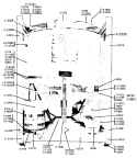 FRONT PANEL REMOVED Diagram and Parts List for A16CA  Maytag Washer