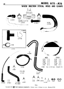 WATER INJECTION SYSTEM, HOSES & CLAMPS Diagram and Parts List for A15CA  Maytag Washer
