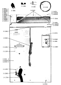 REAR VIEW Diagram and Parts List for A17CA  Maytag Washer