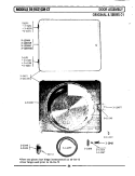 DOOR ASSEMBLY Diagram and Parts List for DE21CT  Maytag Dryer