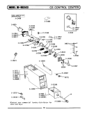 CONTROL CENTER Diagram and Parts List for DE25CS  Maytag Dryer