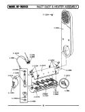 INLET DUCT & HEATER ASSEMBLY Diagram and Parts List for DE25CS  Maytag Dryer