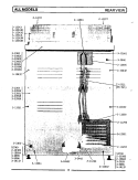 REAR VIEW Diagram and Parts List for DG91  Maytag Dryer