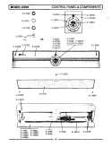 CONTROL PANEL & COMPONENTS Diagram and Parts List for DG91  Maytag Dryer
