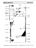 REAR VIEW Diagram and Parts List for GDG34CD  Maytag Dryer