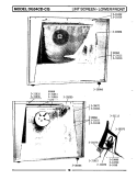 LINT SCREEN - LOWER FRONT Diagram and Parts List for GDG34CD  Maytag Dryer