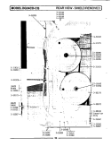 REAR VIEW - SHIELD REMOVED Diagram and Parts List for GDG34CD  Maytag Dryer