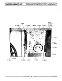 DRUM BEARING SUPPORT ASSEMBLY Diagram and Parts List for GDG34CD  Maytag Dryer