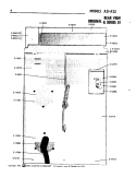REAR VIEW Diagram and Parts List for A21CM  Maytag Washer