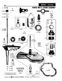 POWER UNIT & CENTER ASSEMBLY Diagram and Parts List for A21CM  Maytag Washer