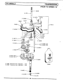 TRANSMISSION Diagram and Parts List for A23CSW  Maytag Washer