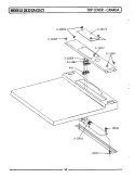 TOP COVER - CANADA Diagram and Parts List for DE22CT  Maytag Dryer