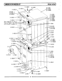 REAR VIEW Diagram and Parts List for DE22CT  Maytag Dryer
