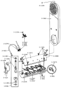INLET DUCT & HEATER ASSEMBLY Diagram and Parts List for DE23CD  Maytag Dryer