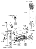 INLET DUCT & HEATER ASSEMBLY Diagram and Parts List for DE19CD  Maytag Dryer